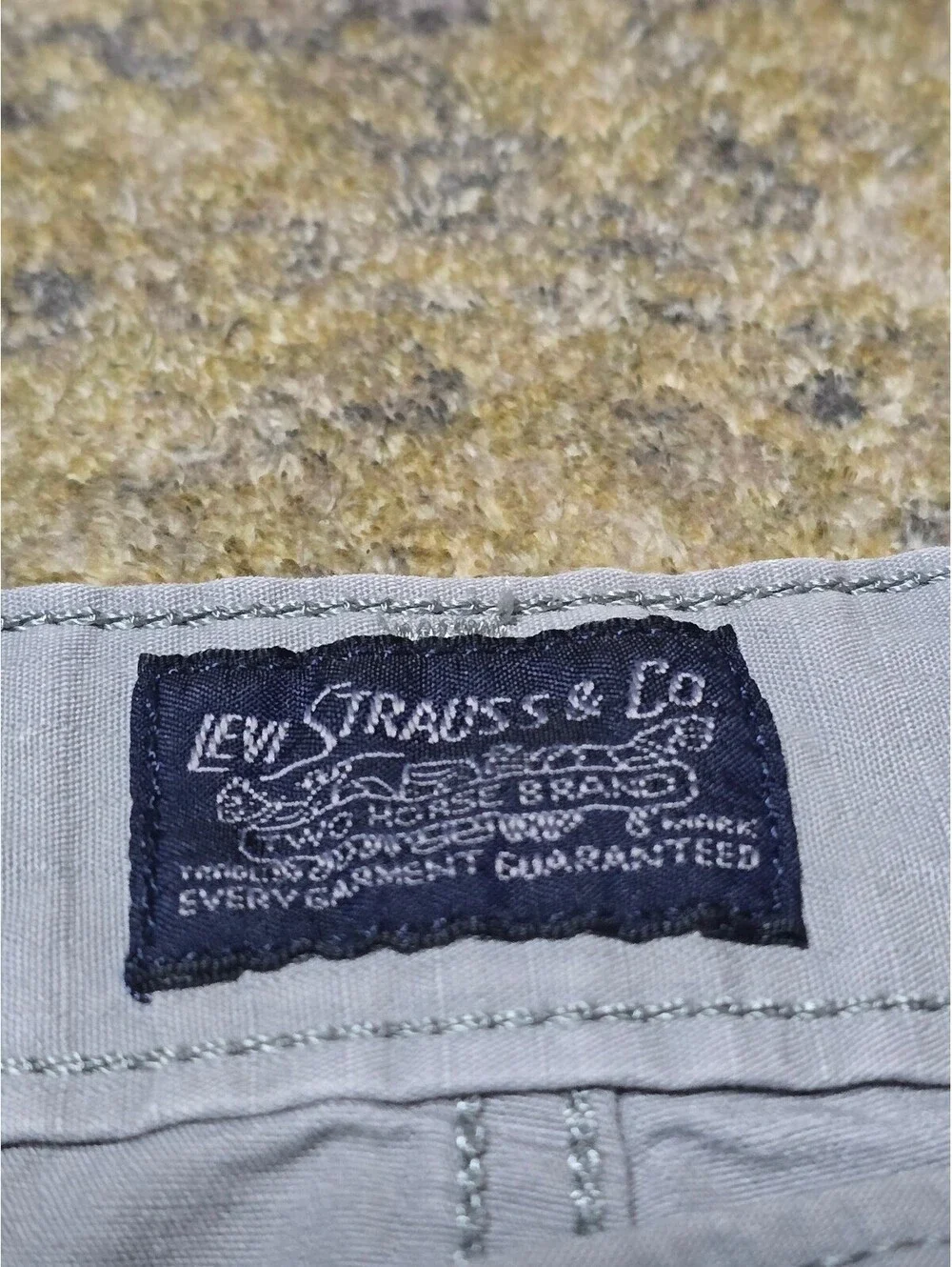 Levi’s Men’s Carrier Cargo Shorts Size 38 Gray Ripstop Utility Pockets